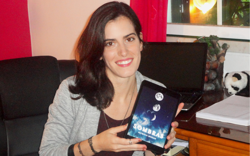 Patricia Morais com E-book de Sombras