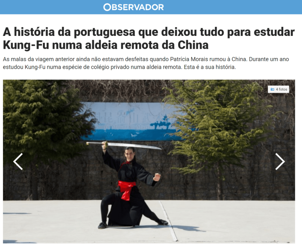Patricia Morais KUNG FU Observador