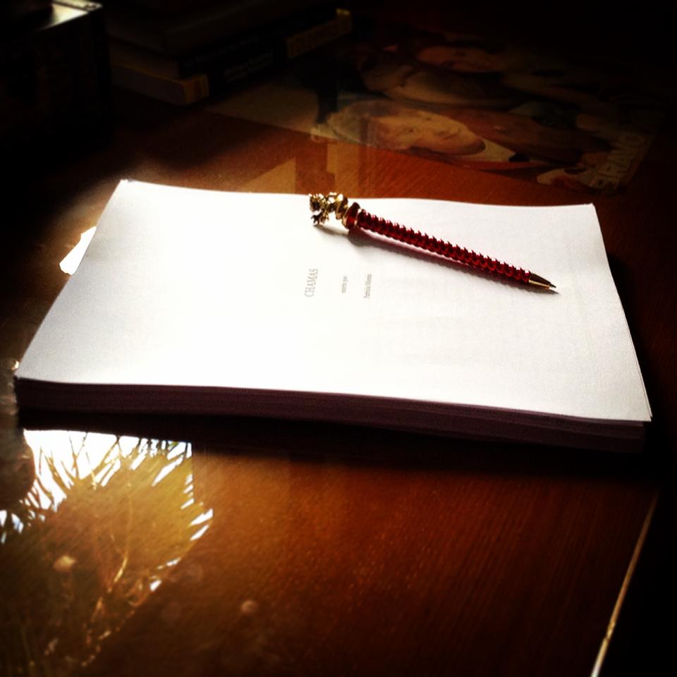 Manuscrito Chamas de Patricia Morais