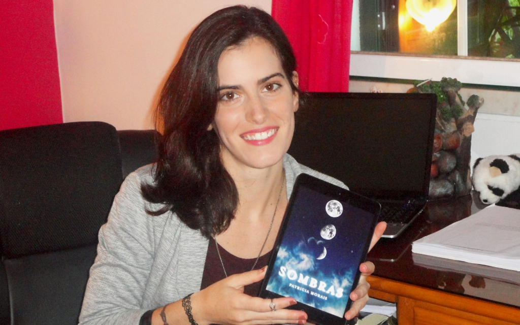 Patricia Morais com ebook de Sombras
